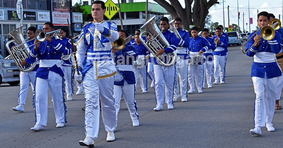 Marching concludes Brass Band Music Festival Matangitonga