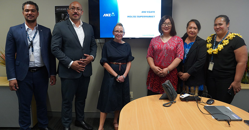 ANZ Egate launched with Molisi