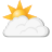 Partly cloudy, Today