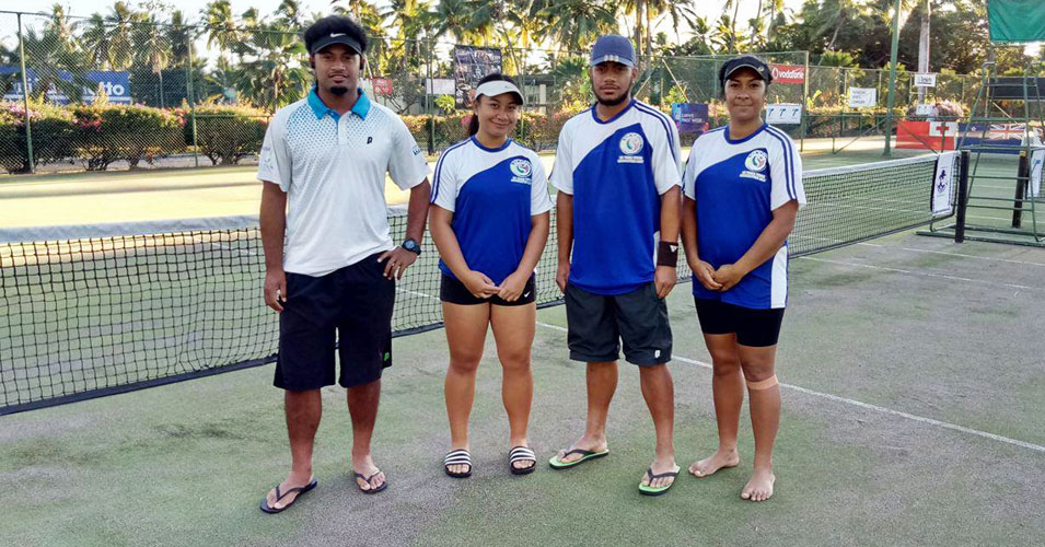 Tonga wins Open Mens Doubles in Fiji Open Tennis tournament Matangi Tonga