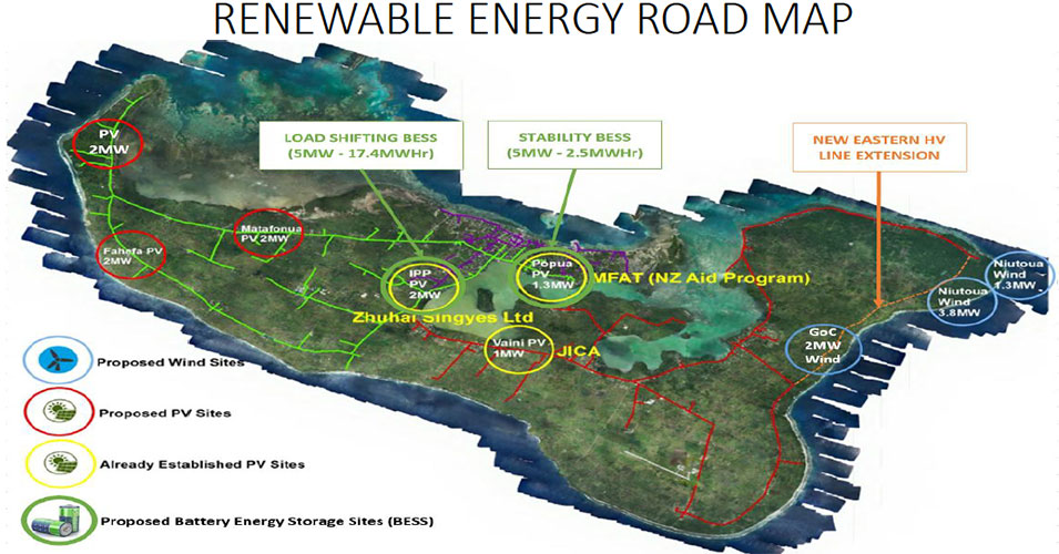 Tonga Energy Road Map Tonga on track to reach renewable energy target | Matangitonga