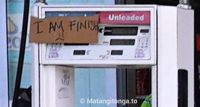 Petrol shortage in Tongatapu and Vava'u continues