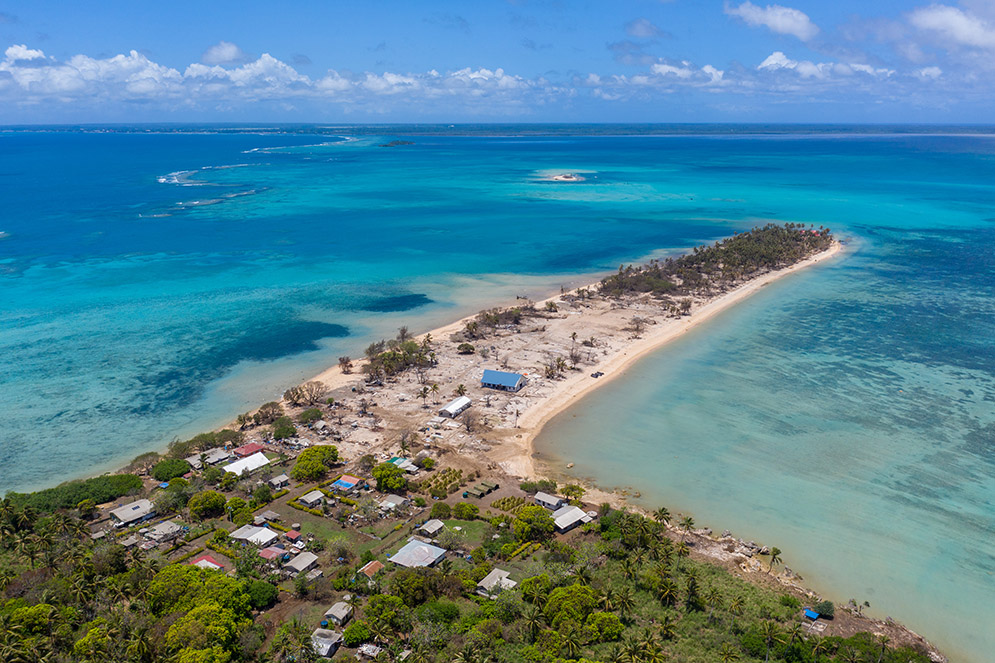 'Atata Island tsunami damage