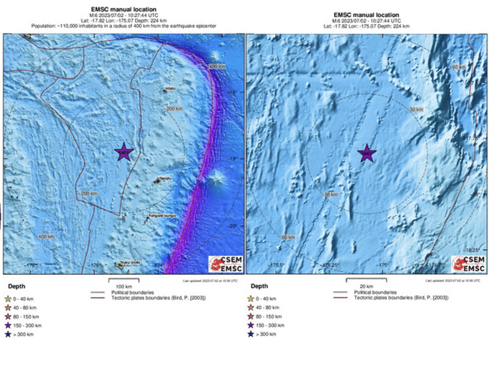 6.7 megawatt earthquake hits Vava’u |  Matangi Tonga