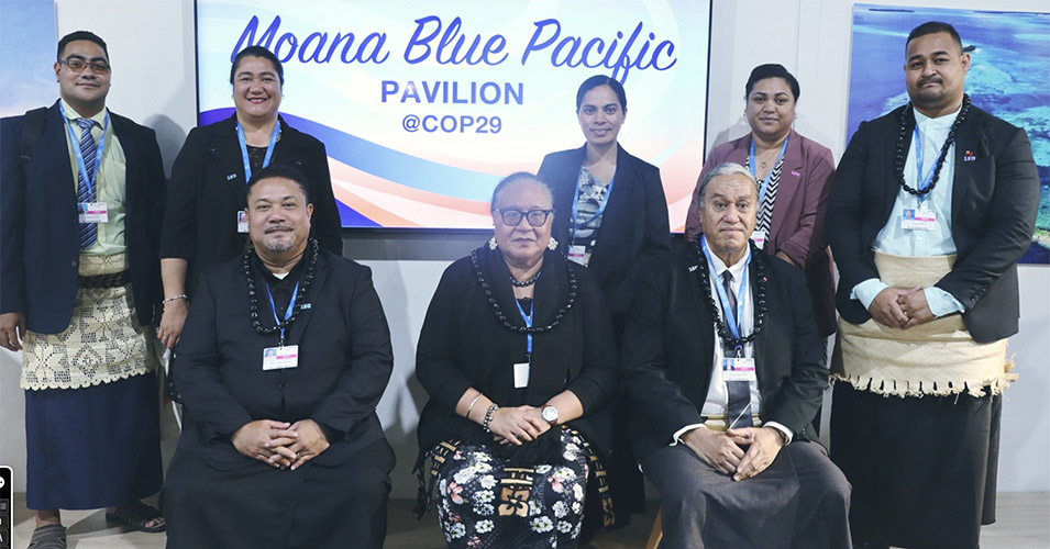 COP29 Tonga delegation 