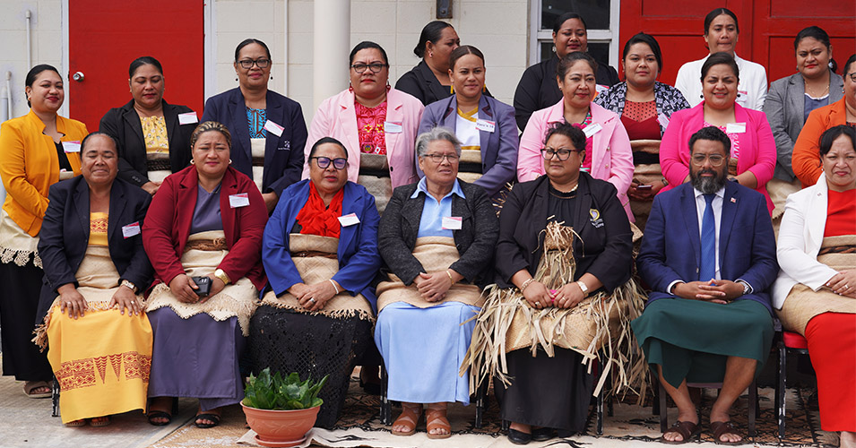 Women practice parliamentary debates in Tonga’s Legislative Assembly
