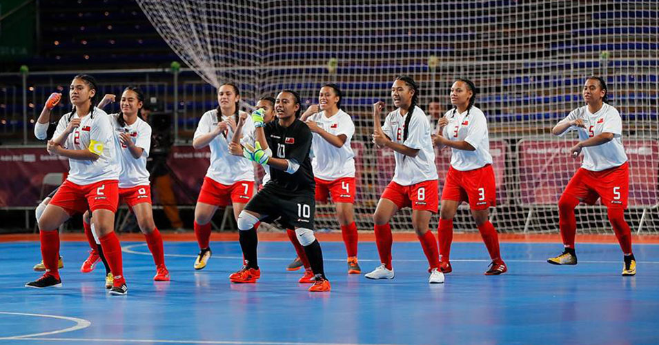 Tonga futsal team debuts at Youth Olympics | Matangitonga