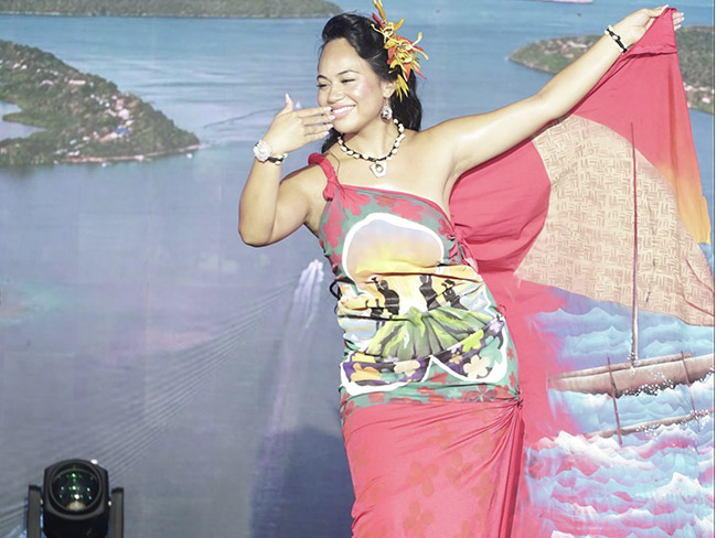 Miss Tonga wears best sarong at Miss Pacific Islands Pageant