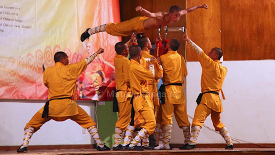 Shaolin Martial Arts Group showcase skills Matangi Tonga