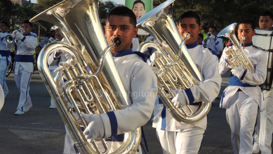 Tupou College wins brass band competition Matangitonga