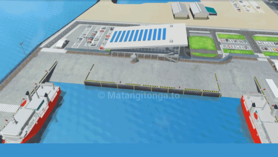 Major wharf upgrade takes over Nuku'alofa waterfront Matangi Tonga