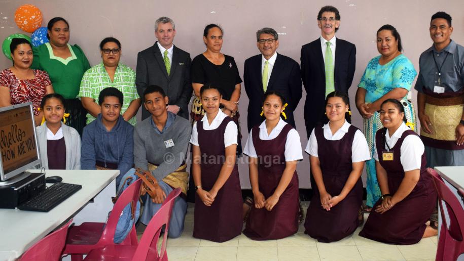 Bsp Gifts Much Needed Computers To Tonga High School